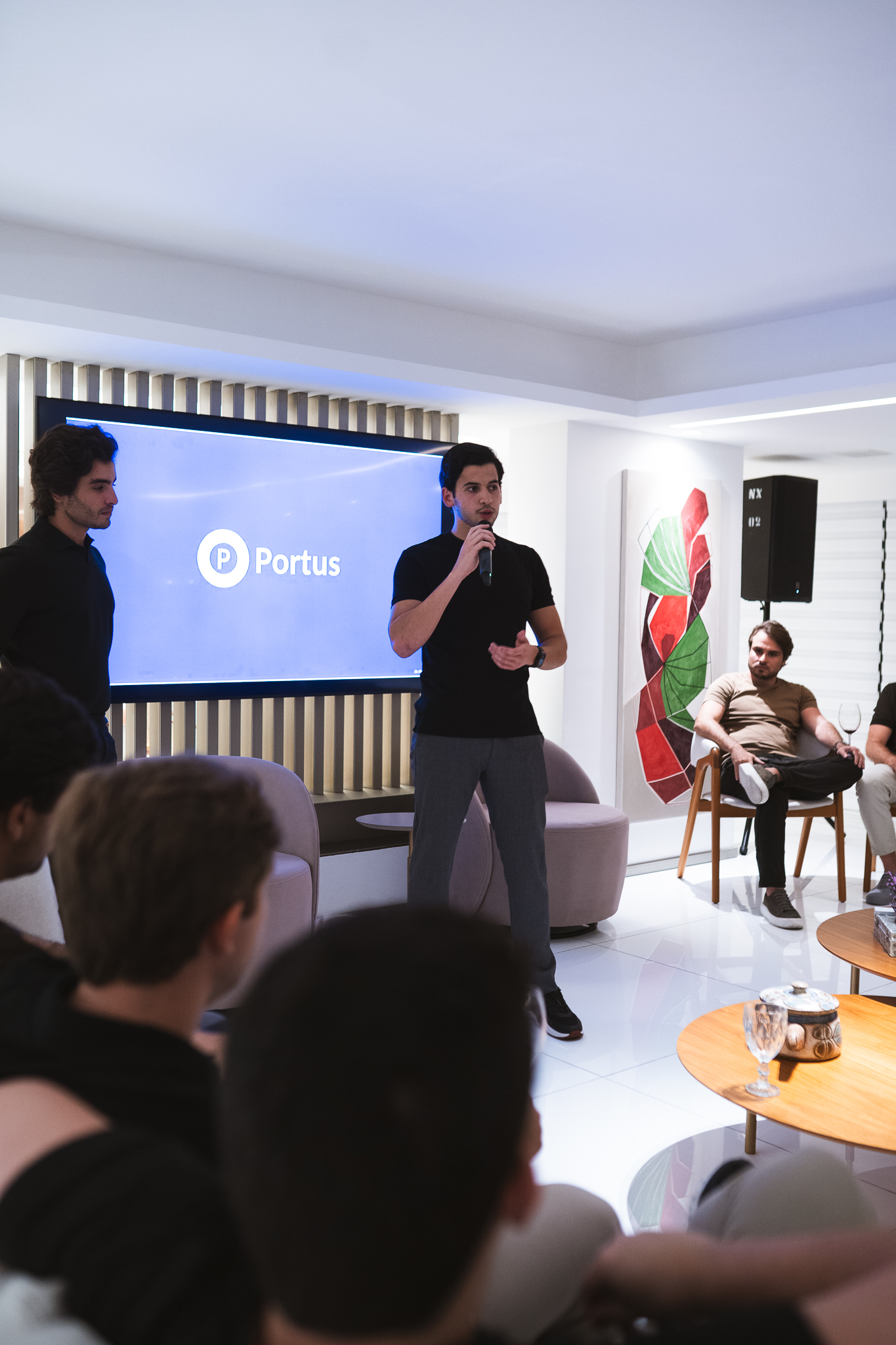 Momento de networking da Portus
